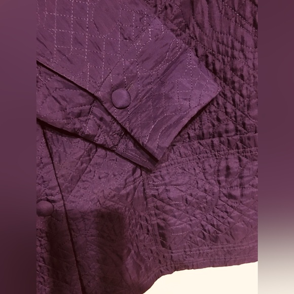 Coldwater Creek Quilted, Purple Blazer/Jacket. Sz 2X - Picture 2 of 4